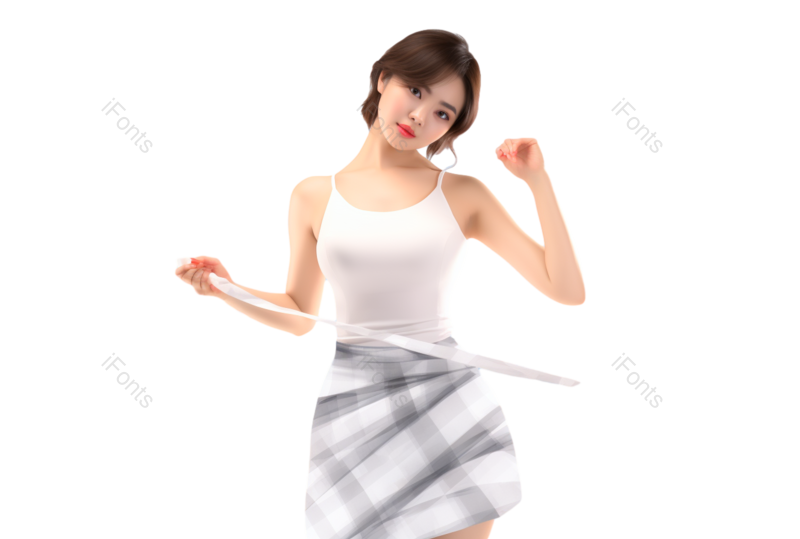 标签图片,美女元素,女生PNG,爆炸免抠素材